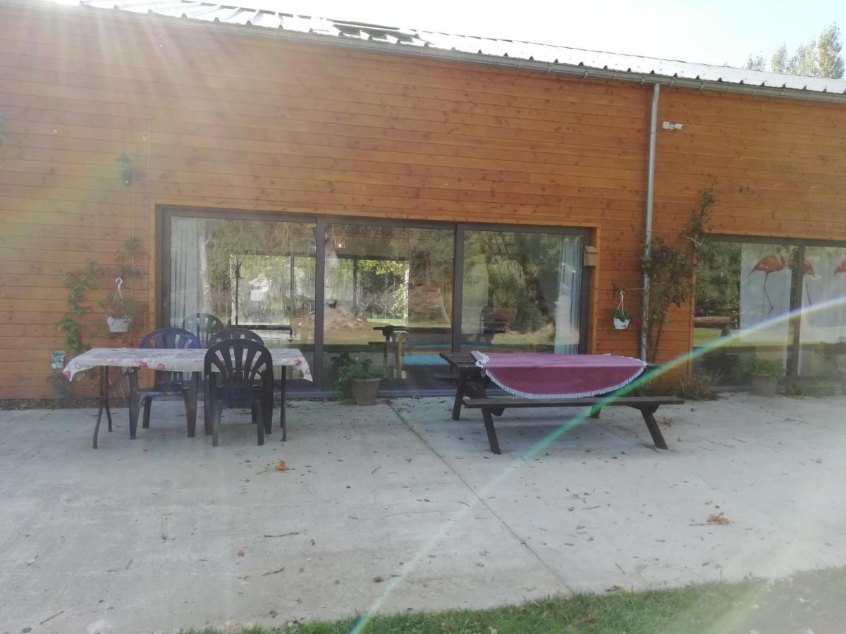 Florennes Gite Neuf 150 M2 Devant Un Grand Lac Prive De 2 Hectares Poissonneux Au Milieu Des Bois Εξωτερικό φωτογραφία