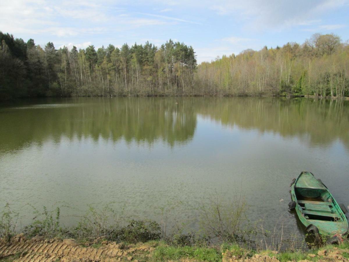 Florennes Gite Neuf 150 M2 Devant Un Grand Lac Prive De 2 Hectares Poissonneux Au Milieu Des Bois Βίλα Εξωτερικό φωτογραφία